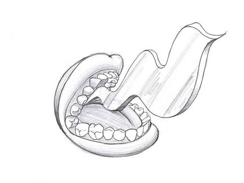 Trophy Design illustration draw sketch industrial teeth sing music mouth award trophy design