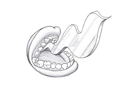Trophy Design award design draw illustration industrial mouth music sing sketch teeth trophy