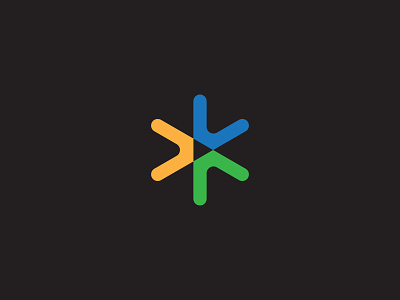 Letter K Asterisk Logo