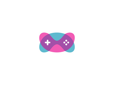 Modern Games Logo branding colorfull game games graphic design joystick logo modern