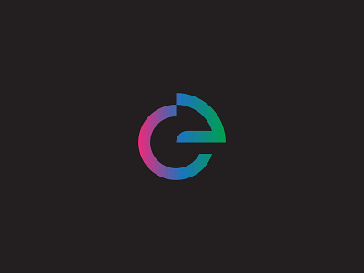 Letter E Chameleon branding chameleon colorfull e graphic design lettermark logo mark minimalist modern unique