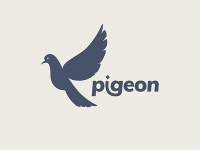 pigeon logo design illustration logo