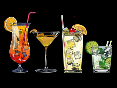 Cocktail Illustration 01