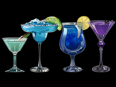 Cocktail Illustration 02 cocktail cocktailillustration digitalart digitalillustration foodillustration illustration