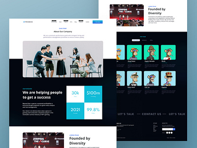 NFT branding design ui ux uxui web design website