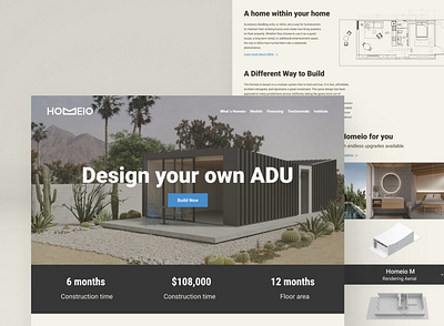 Architectural design branding design ui ux uxui web design website