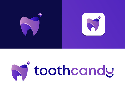 Tooth Candy Logo Design Idea
