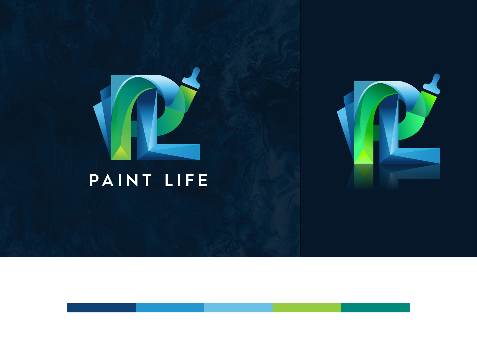 Paint Life Logo Design by Tayyab Younas on Dribbble