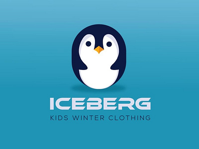 Iceberg minimal logo design