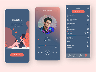 Simple Music Player App