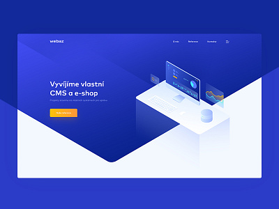 Web development agency blue clean ui ux webdesign white