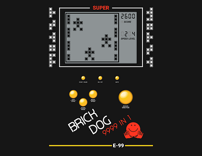 Brick Dog Game brick game retrogaming tetris