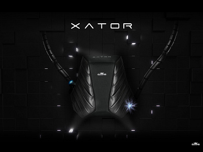 XATOR BACKPACK LAUNCH GRAPHIC adobe photoshop adventure alien artwork branding design dribbble invite graphicdesign illustration illustration art landing page luxury out of the world surreal typography vector visual design xator