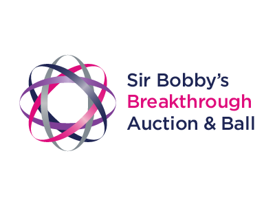 Sir Bobby's Breakthrough Charity Logo charity logo ribbon