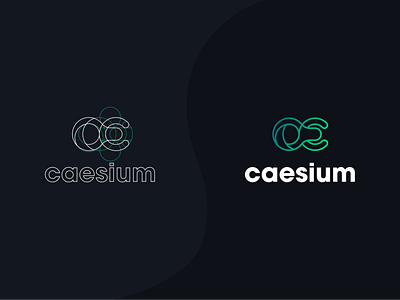 Caesium app logo app logo design branding corporate identity dark mode design flat graphic design illustrator inspiration inspo logo logo design vector