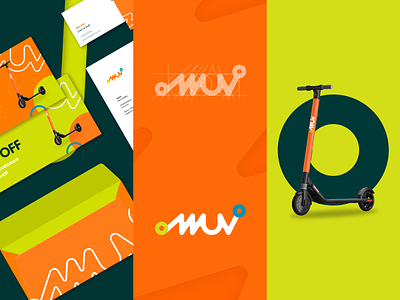 MMUV brand identity branding branding design colorful design corporate identity design escooter graphic design innovation micromobility mobility rebrand rebranding vector