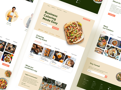 Online Business Catering Platform catering services design food and drink foodie interface interface design product product design proposal design start up ui ui design uiux user experience user interface user interface design ux ux design