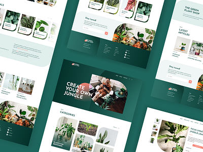 Plant Website Store digital design ecommerce design ecommerce shop interface interface design online shop online store plant lover plants product design ui uiux user experience user experience design user interface user interface design ux web design webdesign website design