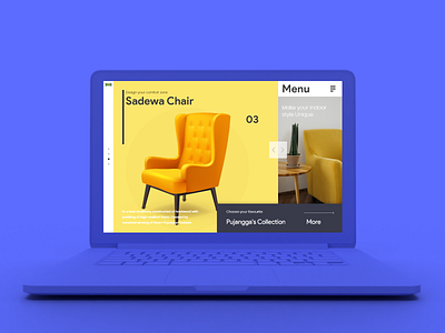 Ikea Website Redesign blue furniture ikea ui uiux ux webdesign website yellow