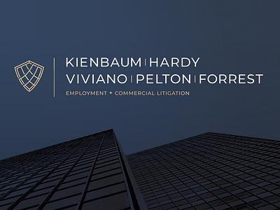 KHVPF Law Firm Branding agency branding branding and identity graphic design law firm logo logomark mark shield