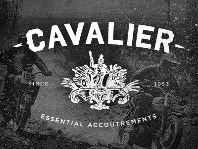 Cavalier Essential Accoutrements branding identity logo typography