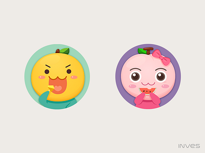 fruit icon cute emoji emojis fruits icon lovely orange peach