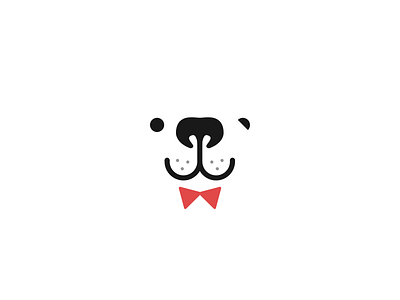 Cute Butler bear butler cute dog icon illustration logo lovely pet test