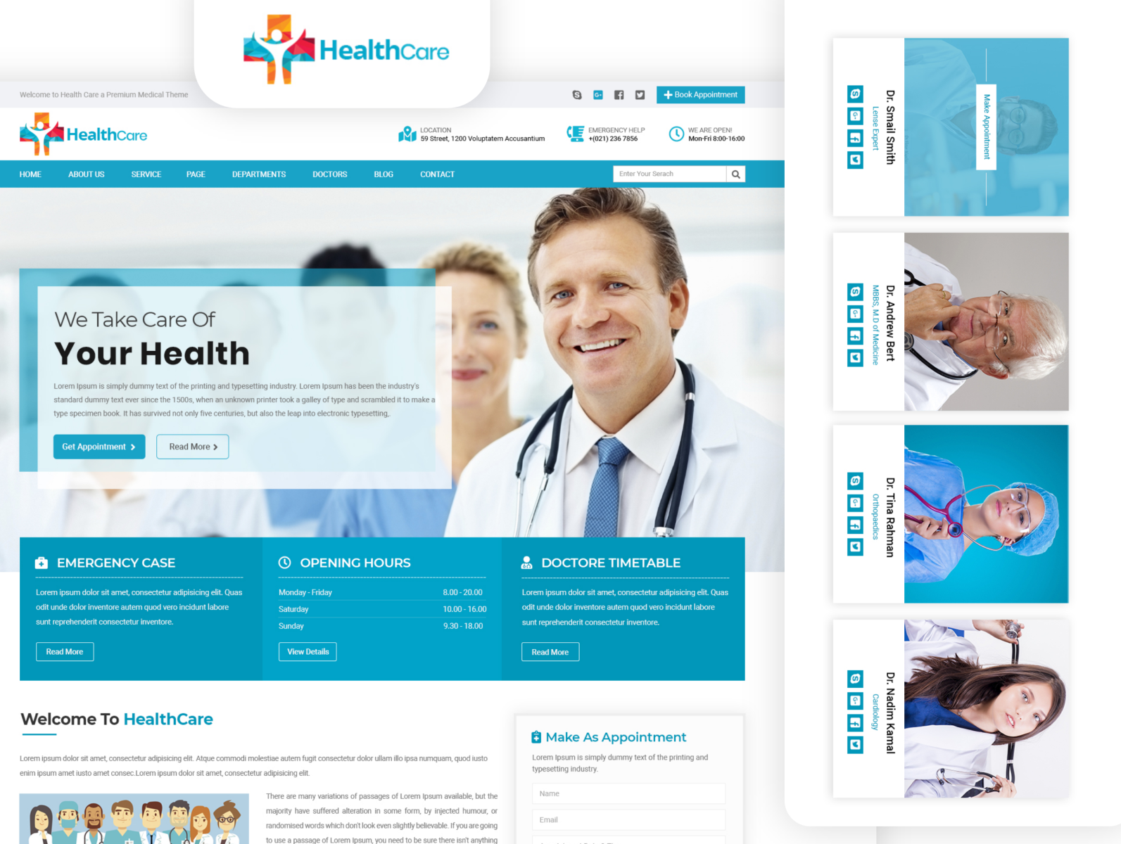 Healthcare Website Design By Harish Kanzariya On Dribbble