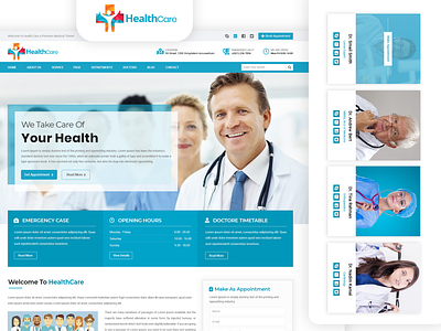 HealthCare  website Design