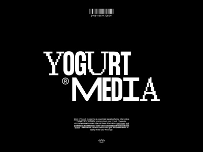 Yogurt Media® agency branding design graphic design logo marketing photo typography vector