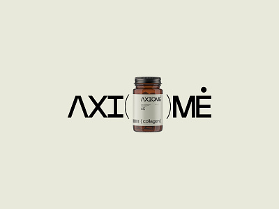Axiome® branding design dietary supplements graphic design health label logo marketing medicines packaging photo pills typography