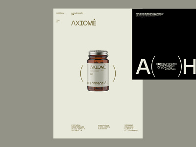 Axiome® branding design dietary supplements graphic design label logo marketing medicines packaging photo pills smm typography