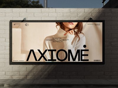 Axiome® banner branding design dietary supplements graphic design label logo marketing medicines packaging photo pills smm typography