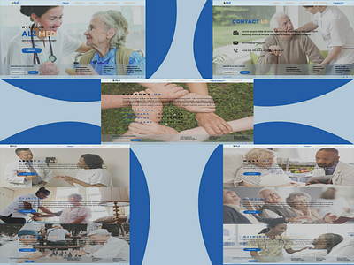 Alz med, an Alzheimer's clinic UI web design