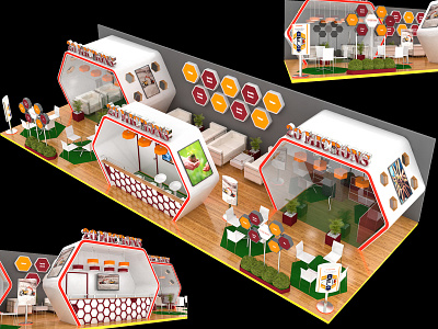 3D Stall & Kiosk design