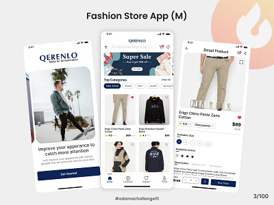 #UIChallenge - Qerenlo Fashion Store App