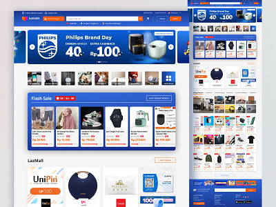 #UIChallenge - Lazada Landing Page Redesign cool ui desktop ui ecommerce figma lazada ui ui design web web design