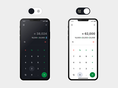 #Exploration - Calculator App calculator calculator app clean ui dailu ui dark theme ui dark ui figma ui challenge ui design white theme