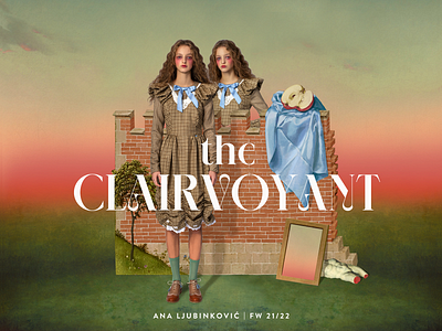 The Clairvoyant collage editorial fashion illustration surreal