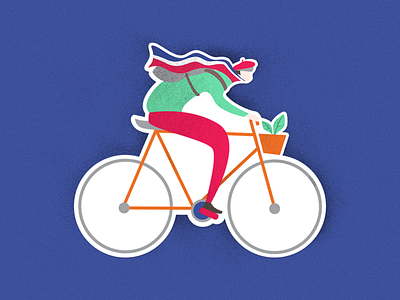 Vélo berets bicycle cyclist france sticker velo