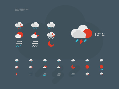 Weather icons clouds forecast icon icon set icons icons pack iconset illustraion mist moon rain weather windy