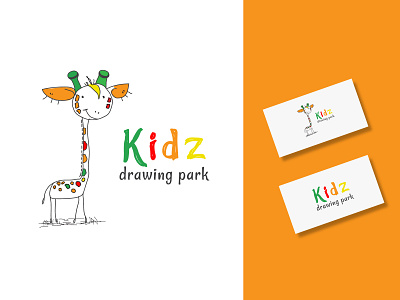 kidz logo l drawing logo l hand drawing logo l park logs