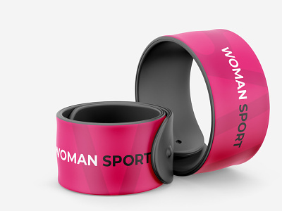 Woman Sport – RFID wristbands branding design dribbblehello graphic design logo pink sport sportclub vector