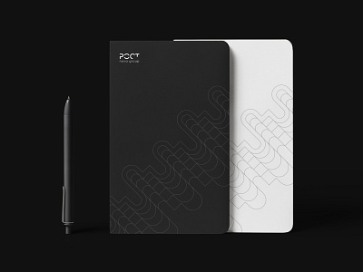 GROWTH - Notepad for industrial construction company architecture black branding construction design graphic design identity logo minimal minimalist note paper pattern
