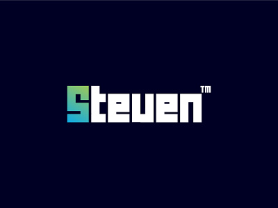 Steven custom letter logo