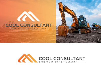 Excavator logo |  Consultant company logo design