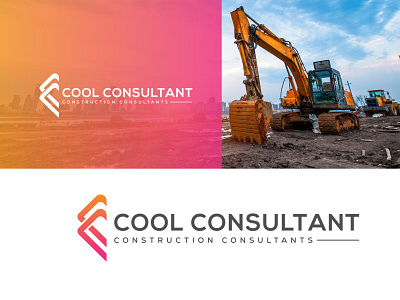 Excavator logo | Consultant company logo design