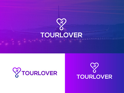 Tourlover | Traveler minimal Logo Design | tour2021 branding colorful fresh gredient icon illustration logo design logo design concept logo designer minimal logo tour2021 tourism tourist tourlife tourlover tournament travel lover vector