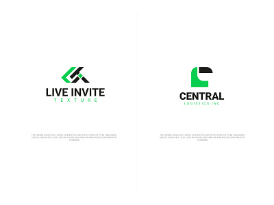 Initial letter based logo