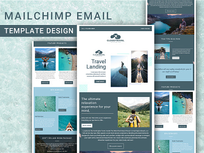 Travel agency MailChimp Email Template Design agency agency email best 2021 best template 2021 branding email mailchimp motion graphics newsletter picnic simple template tour tour lover travel travel agency traveler agency ui ux web design